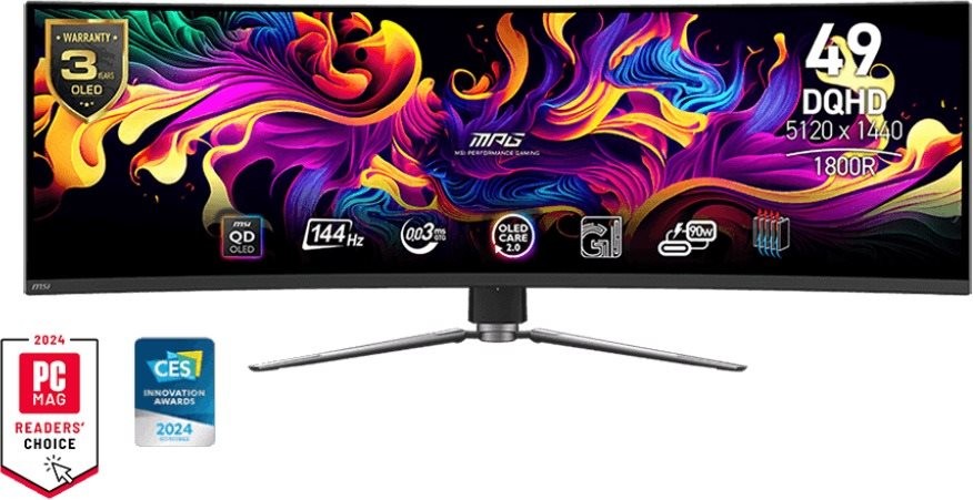 MSI MPG 491CQP-QD-OLED recenze