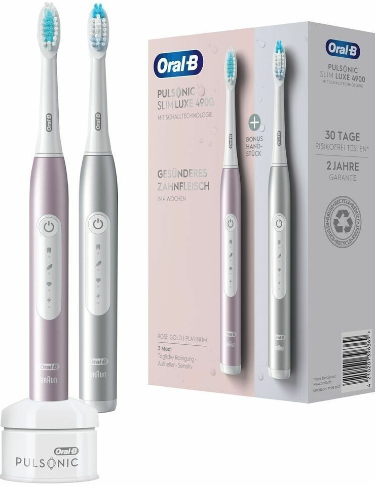 Oral-B Pulsonic Slim Luxe 4900 Duo Rose Gold/Platinum recenze