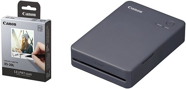 Canon Selphy Square QX20 šedá KIT recenze