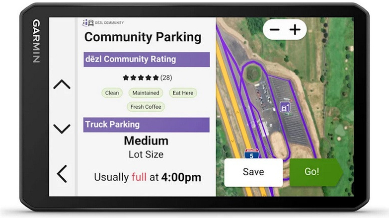 Garmin dezl LGV720 recenze