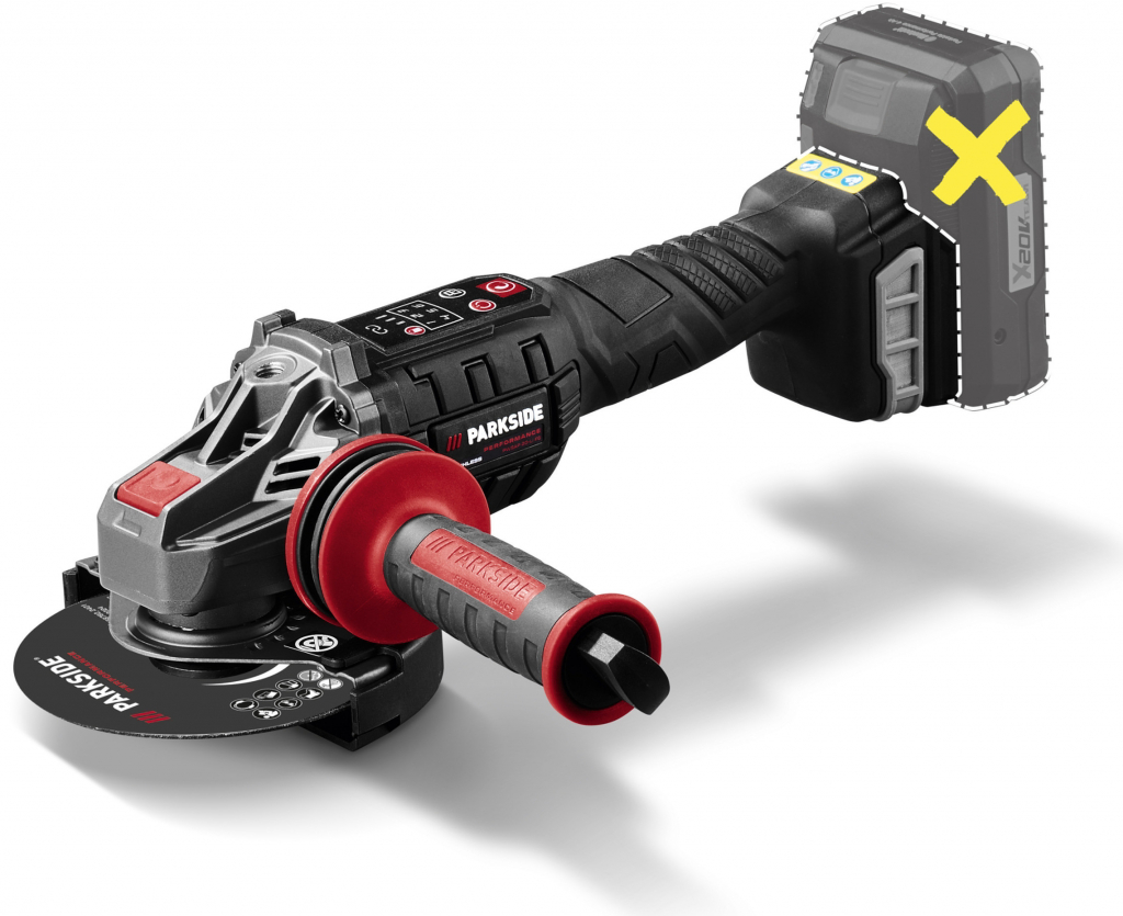 PARKSIDE PERFORMANCE Aku úhlová bruska PWSAP 20-Li F6 – bez akumulátoru a nabíječky recenze