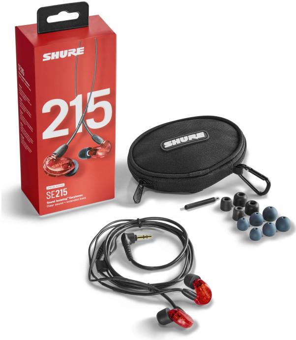 Shure SE215 Red Special Edition recenze