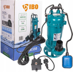 Fotografie Dambat IBO CTR 550 s drtičem 550W 18000 l/h recenzía