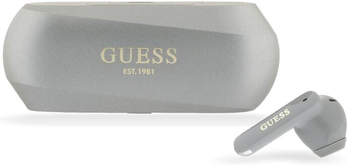 Guess Elongated Metallic ENC TWS BT 5.3 Taupe recenze