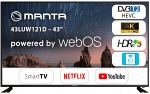 Fotografie Manta 43LUW121D recenzía
