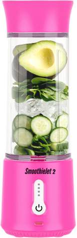 SmoothieJet 2 přenosný USB Smoothie 500 ml Tmavě Růžová recenze