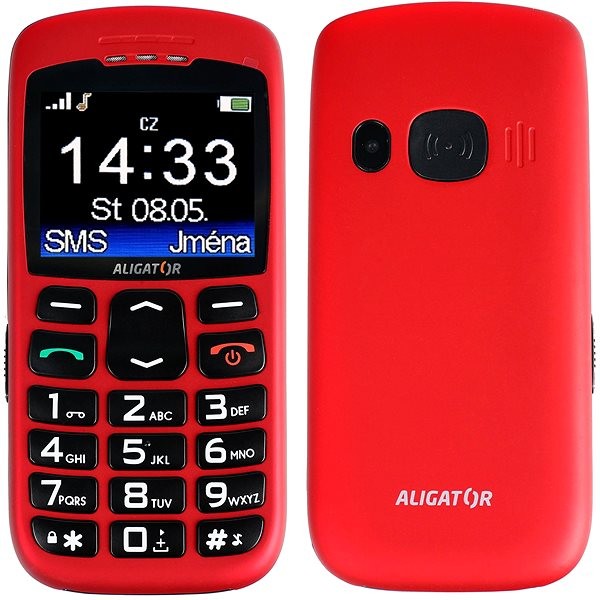 ALIGATOR A670 Senior červená recenze