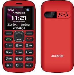 ALIGATOR A720 Senior červená recenze