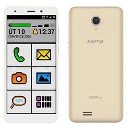 Fotografie ALIGATOR S5520 Senior 1GB/1GB zlatá recenzía