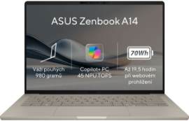 Asus Zenbook A14 UX3407QA-OLED305W recenze