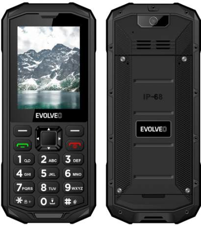 EVOLVEO StrongPhone X5 Black Grey recenze