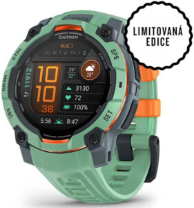 Fotografie Garmin Instinct 3 45mm AMOLED Neo Tropic/Neo Tropic band 010-02936-01  recenzía