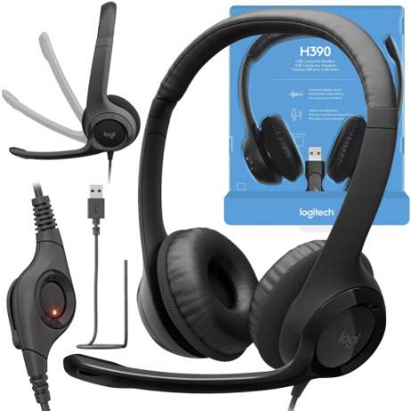 Logitech USB Headset H390 recenze