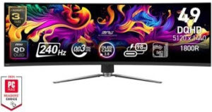 Fotografie MSI MPG 491CQPX QD-OLED  recenzía