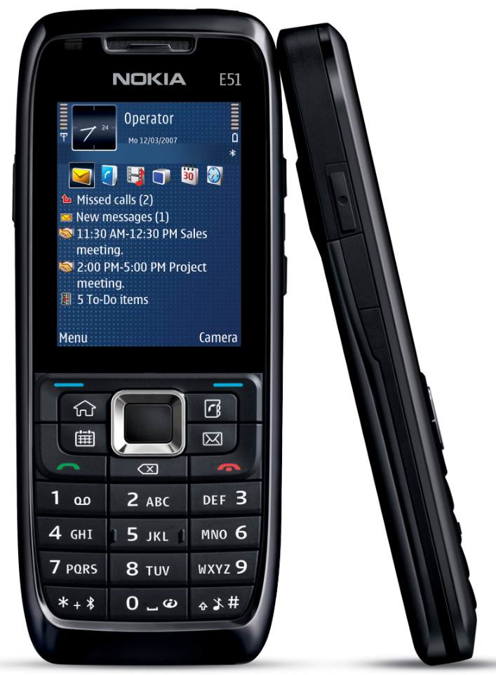 Nokia E51 Black Steel recenze
