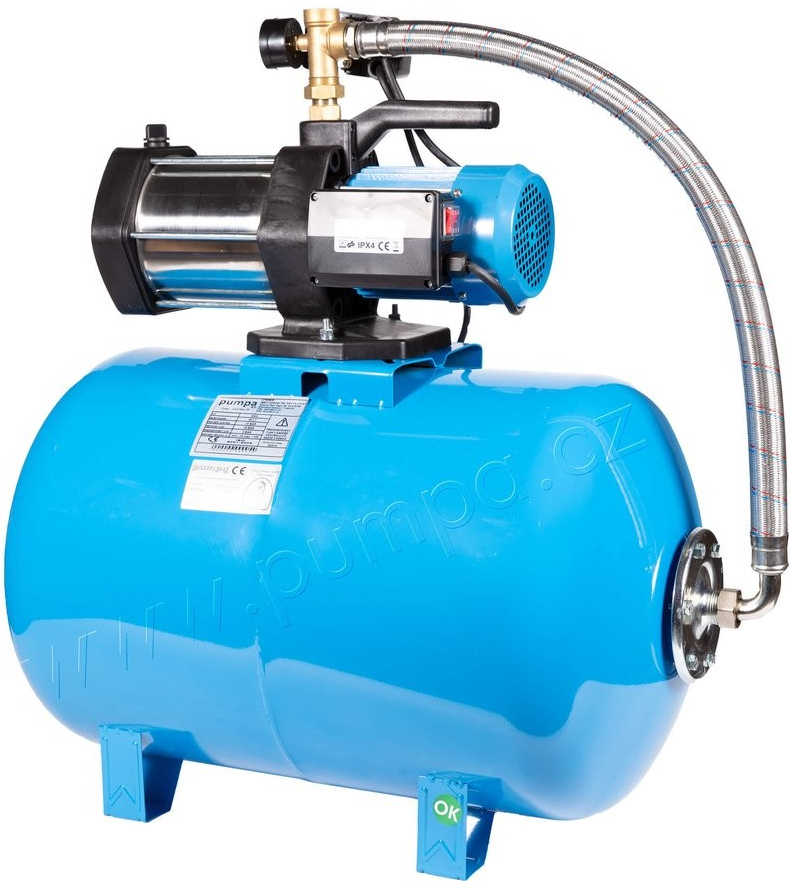 Obrázok PUMPA blue line 5PCSM1300P-G PUMPA 80 ležatá 2,8-4,2bar Objem: 80l hodnotenie