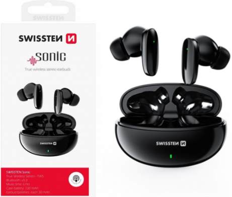 Swissten TWS Sonic černá recenze
