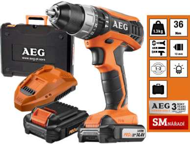 AEG BSB 14 G3 Li-202C 4935451532 recenze