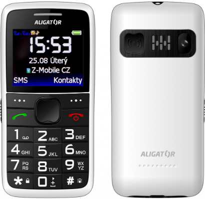 ALIGATOR A675 Senior bílá recenze