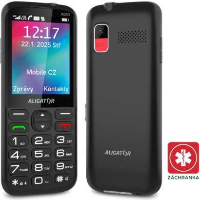 Aligator A930 GPS Senior Black recenze
