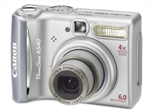 Canon PowerShot A540 recenze