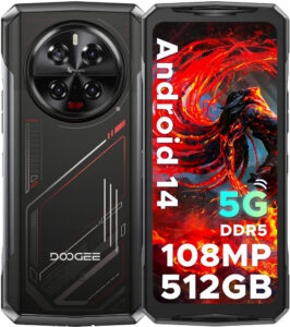 Fotografie DooGee V40 12GB/512GB Red  recenzía
