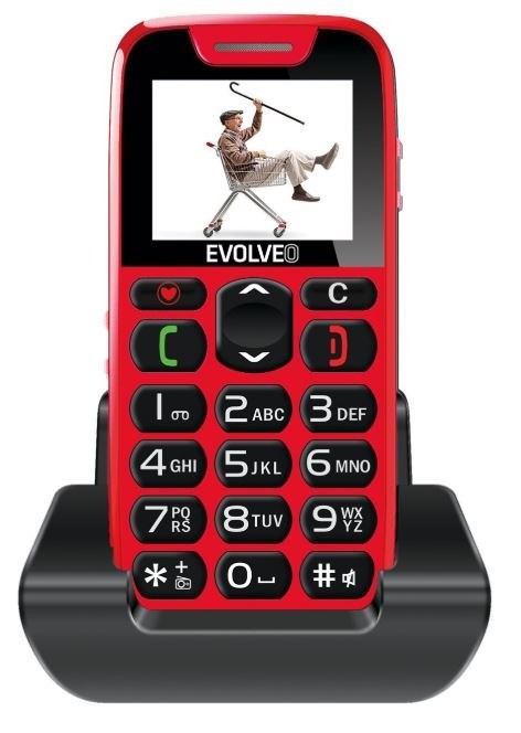 Obrázok EVOLVEO EasyPhone EP 500 Red hodnotenie