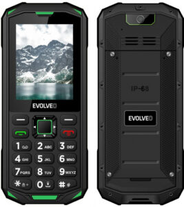 Fotografie EVOLVEO StrongPhone X5 Black Green  recenzía