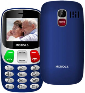 Fotografie Mobiola MB800 Senior Blue  recenzía