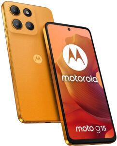 Fotografie Motorola moto G15 8GB/128GB Sunrise Orange  recenzía