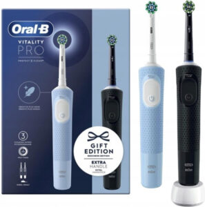 Fotografie Oral-B Vitality Pro D103 Duo Black/Blue  recenzía