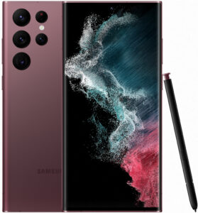 Fotografie Samsung Galaxy S22 Ultra 5G S908B 12GB/256GB Burgundy  recenzía