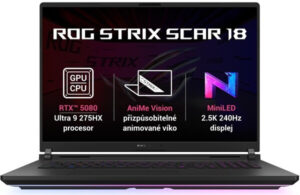 Fotografie Asus ROG Strix Scar 18 G835LW-NEBULA034X  recenzía