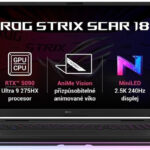 Asus ROG Strix Scar 18 G835LX-NEBULA007X recenze