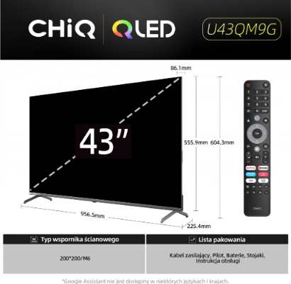 CHiQ U43QM9G recenze