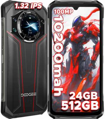 DooGee S119 24GB/512GB Red recenze