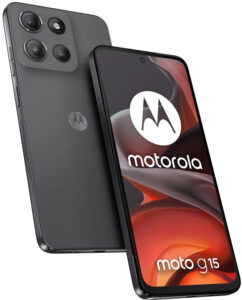 Fotografie Motorola moto G15 8GB/128GB Gravity Grey  recenzía