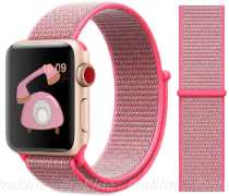Nylonový řemínek pro Apple Watch (42/44/45/46/49 mm) Barva: Růžová recenze