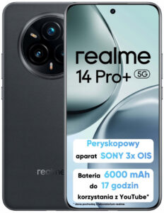 Fotografie Realme 14 Pro+ 5G 12GB/512GB Suede Grey recenzía
