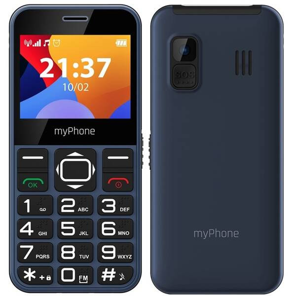 Obrázok myPhone Halo 3 Senior modrá hodnotenie