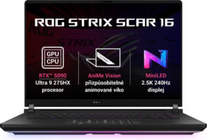 Fotografie Asus ROG Strix Scar 16 G635LX-NEBULA022X recenzía