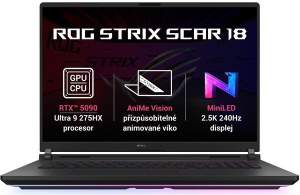 Asus ROG Strix Scar 18 G835LX-NEBULA003W recenze