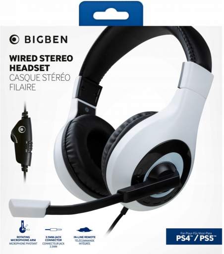 Bigben Stereo Headset Wired V1 (PS4/PS5) recenze