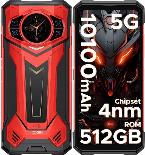 Obrázok DOOGEE S200 Plus 5G 12GB/20/512GB Red hodnotenie