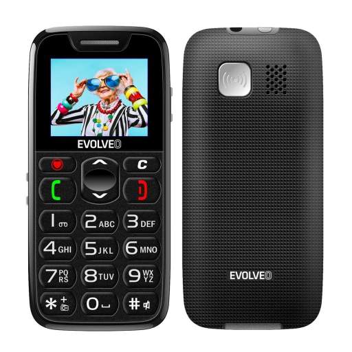 EVOLVEO EasyPhone EP 501 Black recenze
