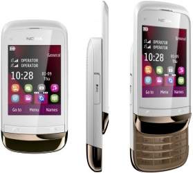 Obrázok Nokia C2-02 Touch and Type Chrome Black hodnotenie