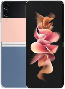 Fotografie Samsung Galaxy Z Flip3 5G F711B 8GB/256GB Bespoke Edition Silver Blue Pink  recenzía