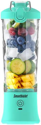SmoothieJet přenosný USB smoothie 600 ml – voděodolný Farba: Mentolová recenze
