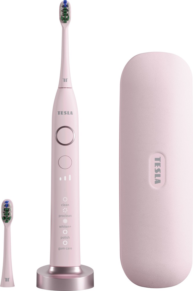 TESLA Smart Toothbrush Sonic TS400 Pink TSL-PC-TS400P recenze