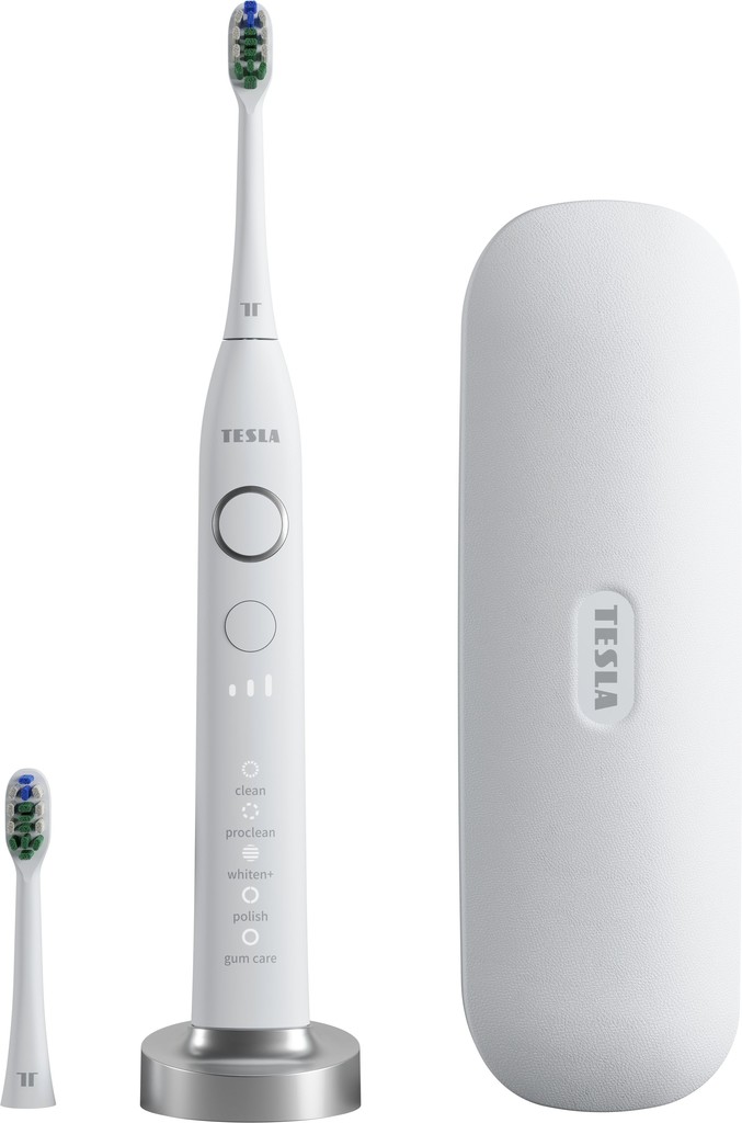 TESLA Smart Toothbrush Sonic TS400 White TSL-PC-TS400W recenze